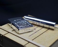 Set Zippo 1991 mạ bạc giới hạn C171