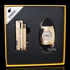 Set 2 món bật lửa và dao cắt Cohiba T14