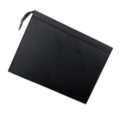 Clutch cầm tay da đen nhám VCT13