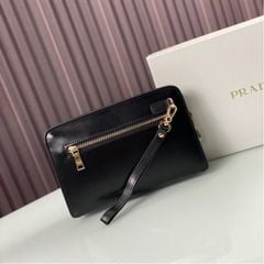 Ví cầm tay nam da bò cao cấp Prada 66570