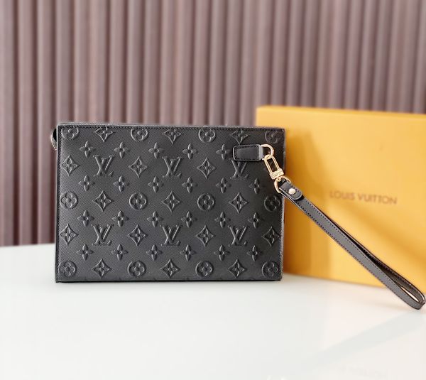 Vi da bò cao cấp hoa văn nổi LV1106