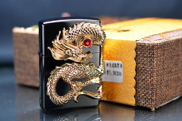 Zorro Đen Bóng Ốp Nổi Rồng Vàng Ôm Ngọc Bản Giới Hạn Z91320A