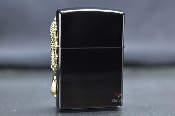 Zorro Đen Bóng Ốp Nổi Rồng Vàng Ôm Ngọc Bản Giới Hạn Z91320A
