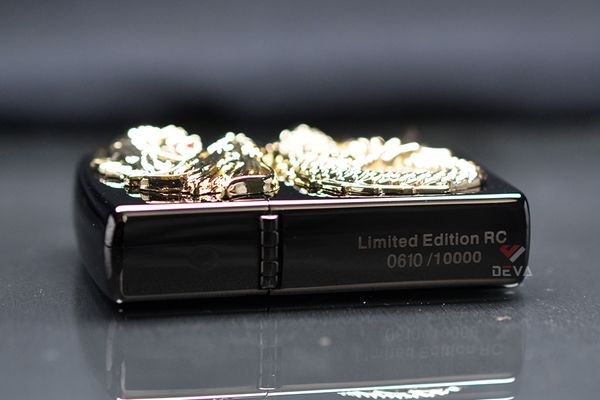 Zorro Đen Bóng Ốp Nổi Rồng Vàng Ôm Ngọc Bản Giới Hạn Z91320A