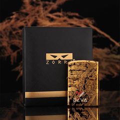 Bật lửa Zorro bức tranh Thanh Minh Thượng Hà Đồ mạ vàng Z2-1070