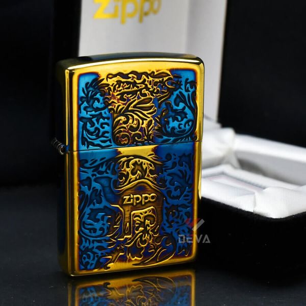 Zippo Đồng Cháy Khắc Nổi Hoa Văn Camel Chìm ZN304