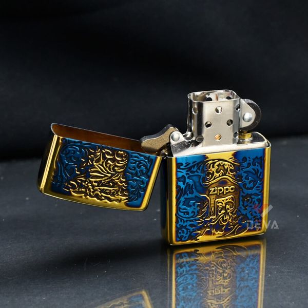 Zippo Đồng Cháy Khắc Nổi Hoa Văn Camel Chìm ZN304
