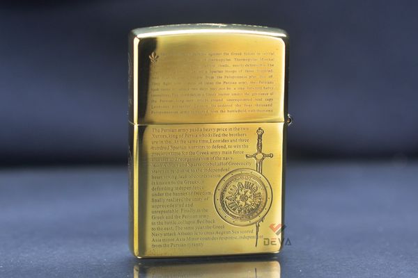 Zippo Chủ Đề Bộ Phim 300 Chiến Binh Spartan Hy Lạp ZN46