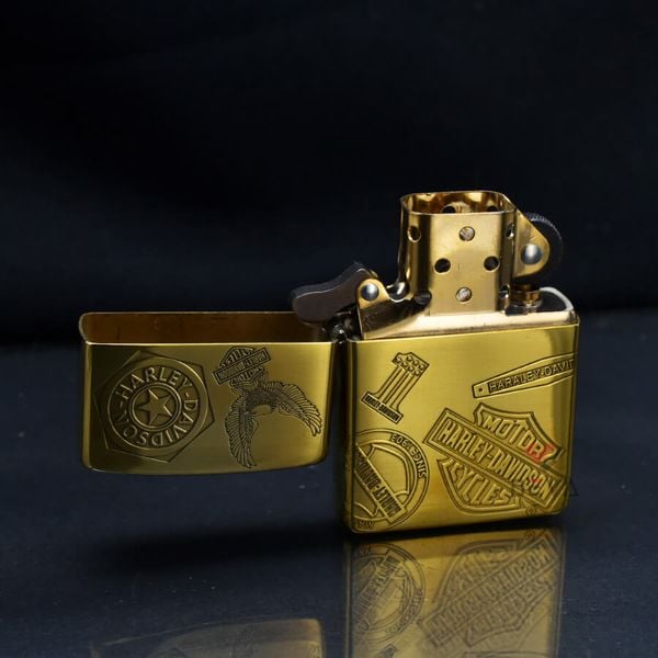 Zippo Khắc Logo Thương Hiệu Harley-Davidson ZN114