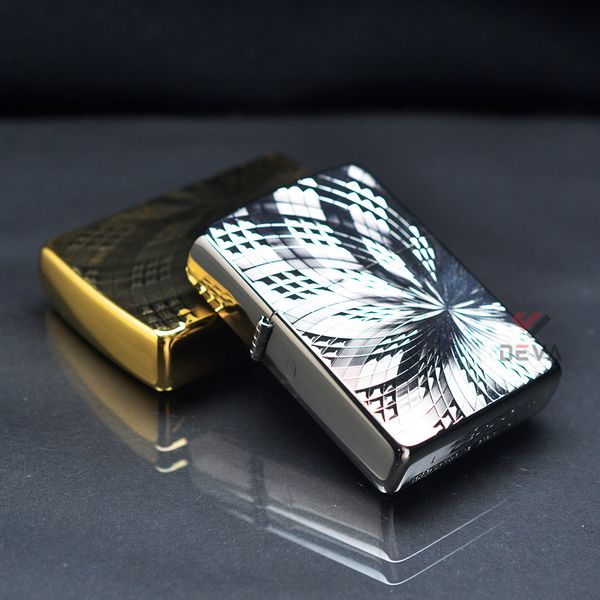 Zippo mạ vàng Gold Plate ZN20