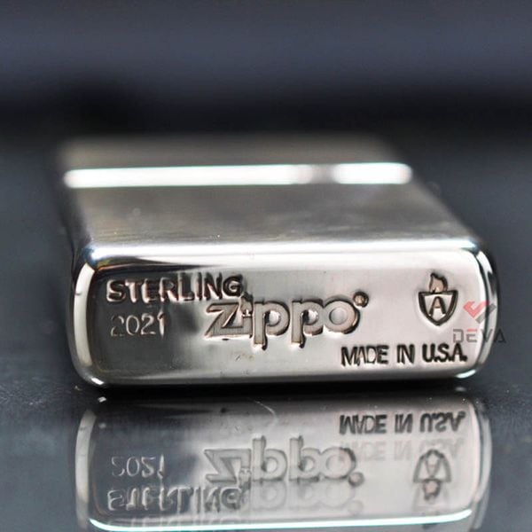 Zippo Bạc Khối Armor Khắc Bản Đồ Việt Nam BK81