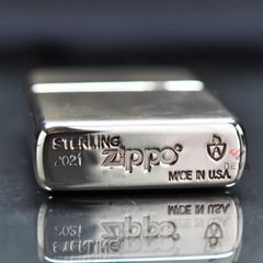 Zippo Bạc Khối Armor Khắc Bản Đồ Việt Nam BK81