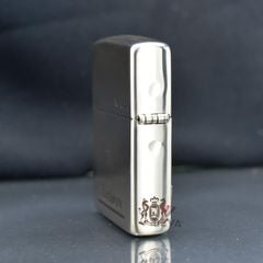 Zippo Bạc Khối Ốp Emblem Chàng Cao Bồi Marlboro BK40