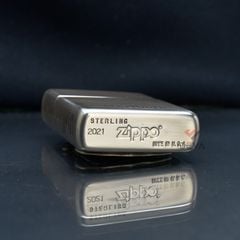 Zippo Bạc Khối Ốp Emblem Chàng Cao Bồi Marlboro BK40