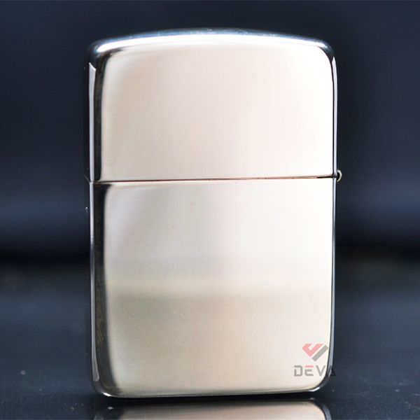 Zippo Bạc Khối Tái Bản 1941 Khắc Bản Đồ Việt Nam BK74