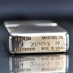 Zippo Bạc Khối Tái Bản 1941 Khắc Bản Đồ Việt Nam BK74