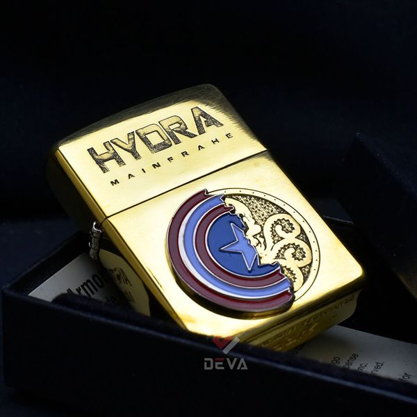 Zippo Armor KhắcTổ Chức Phản Diện Hydra và Captain America ZD46