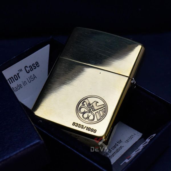 Zippo Armor KhắcTổ Chức Phản Diện Hydra và Captain America ZD46