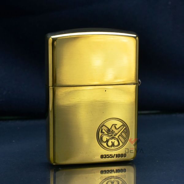Zippo Armor KhắcTổ Chức Phản Diện Hydra và Captain America ZD46