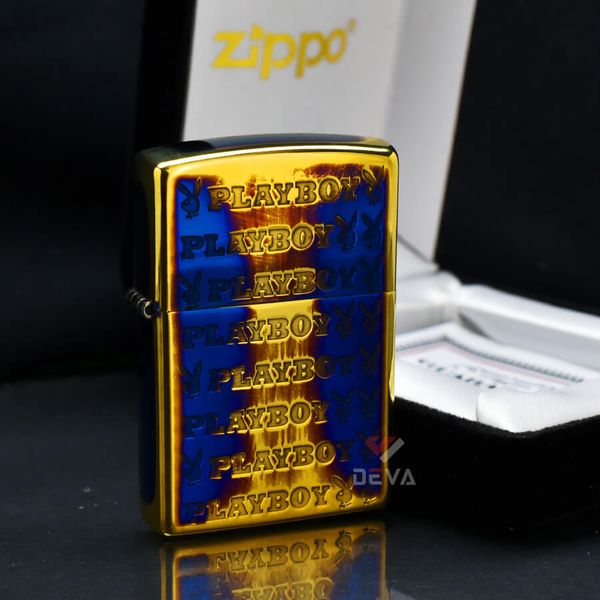 Zippo Đồng Cháy Chủ Đề Thương Hiệu Tạp Chí Playboy ZN283