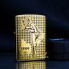 Zippo Armor Khắc Hình Cố Gái Windy Windproof ZN19