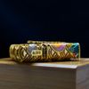 Zippo Bọc Lưới Mạ Vàng Chủ Đề Hươu Thần Hạ Sơn ZN75