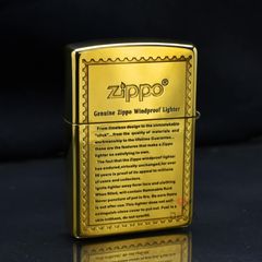 Zippo Khắc Sâu Ngọn Lửa Biểu Tượng Thương Hiệu Zippo ZN362
