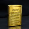 Zippo Khắc Sâu Ngọn Lửa Biểu Tượng Thương Hiệu Zippo ZN362