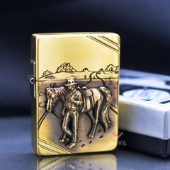 Zippo Tái Bản 1935 Chủ Đề Chàng Cao Bồi Marlboro ZN167