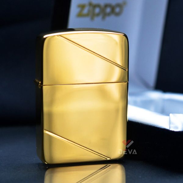 Zippo tái bản 1941 mạ vàng kẻ chéo số giới hạn ZN293