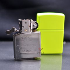 Zippo Sơn Màu Neon Yellow ZT02