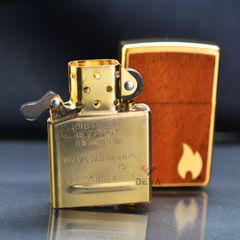 Zippo Ốp Gỗ Chủ Đề Woodchuck Flame Z303