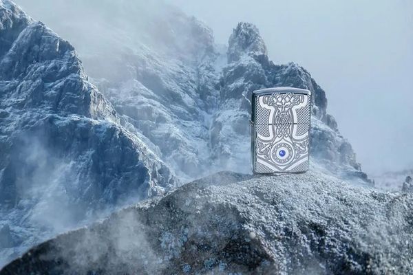 Zippo Armor Búa Thần Mjolnir Mediaval Design Z232
