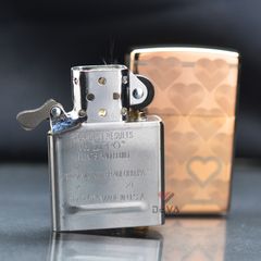 Zippo Trái tim Tình Yêu Heart Design Z326