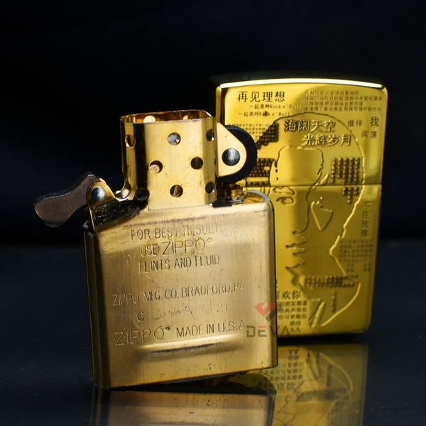 Zippo Khắc Chân Dung Ca Sĩ Hồng Kông Huỳnh Gia Câu ZN255