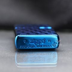 Zippo Armor Xanh Vân Kim Cương 3D Blue Diamonds Design Z332