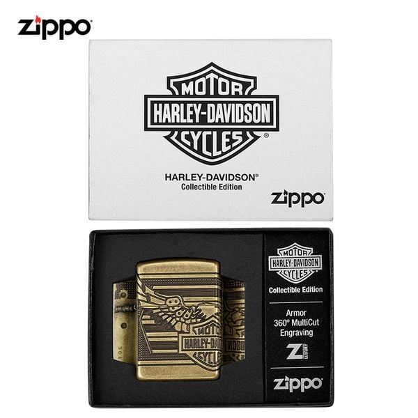 Zippo Armor Luxury chủ đề Harley-Davidson bản Colectible 2019 Z366