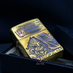 Zippo Armor Khắc Robot Biến Hình Transformers Phe Decepticon ZD51