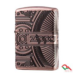 Zippo Armor Luxury Gears Antique Z244