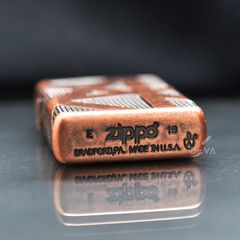 Zippo Armor Đồng Cổ Chủ Đề Hình Học Geometric 360 Design Z344