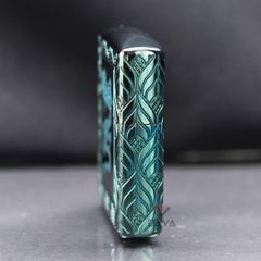 Zippo Armor Xanh Ngọc Bích Khắc Rồng Elegant Dragon Design Z336