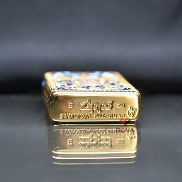 Zippo Armor khắc 5 mặt biểu tượng Thần Thú ZN302