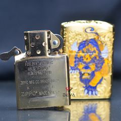 Zippo Armor khắc 5 mặt Kỳ Lân ZN301