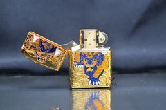 Zippo Armor khắc 5 mặt Kỳ Lân ZN301
