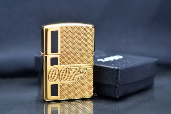 Zippo Armor khắc logo Điệp Viên 007 Z376