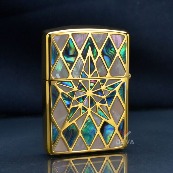 Zippo Armor Khảm Trai Biểu Tượng Ngôi Sao ZN226