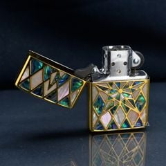 Zippo Armor Khảm Trai Biểu Tượng Ngôi Sao ZN226