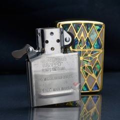 Zippo Armor Khảm Trai Biểu Tượng Ngôi Sao ZN226