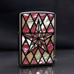 Zippo Armor Khảm Trai Biểu Tượng Ngôi Sao ZN226