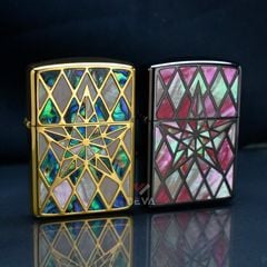 Zippo Armor Khảm Trai Biểu Tượng Ngôi Sao ZN226